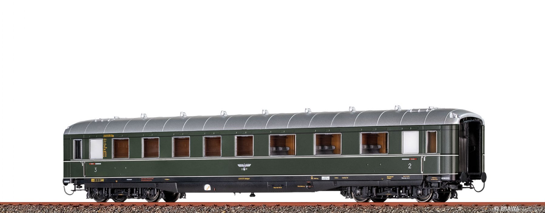 Brawa 58195 BRAWA  DRG Passenger Coach BC4Ã¼-39
