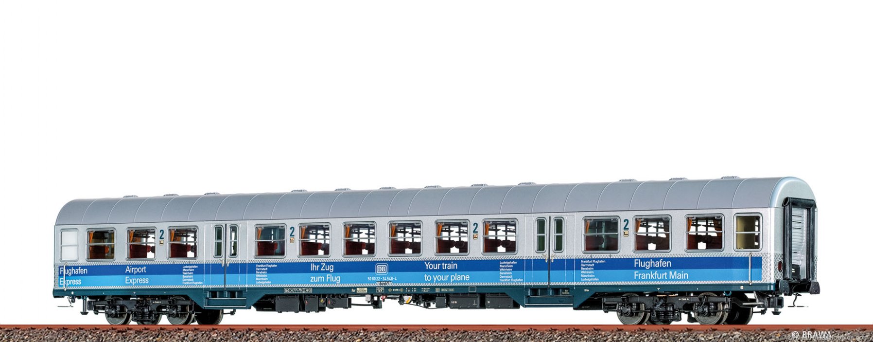 Brawa 58201 BRAWA  DB Passenger Coach Bnrzb728 'Flughafen