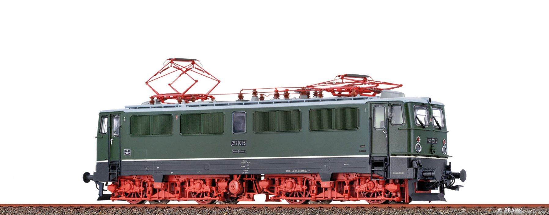 Brawa 58227 BRAWA Electric Locomotive BR 242 Pressnitztal