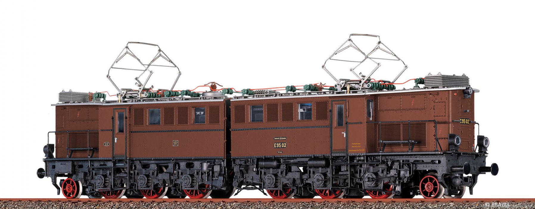 Brawa 58233 BRAWA DRG BR E95 Electric Locomotive
