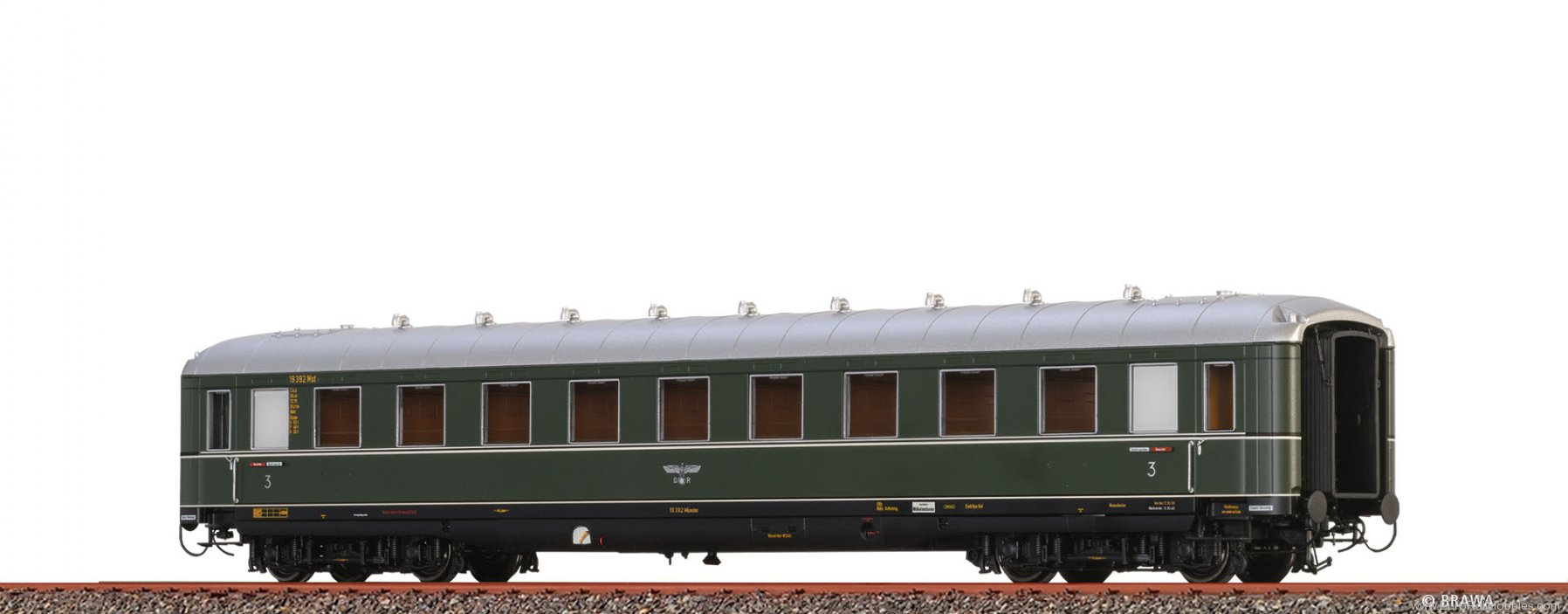 Brawa 58244 BRAWA DRG Passenger Coach C4i (LED)(Marklin A