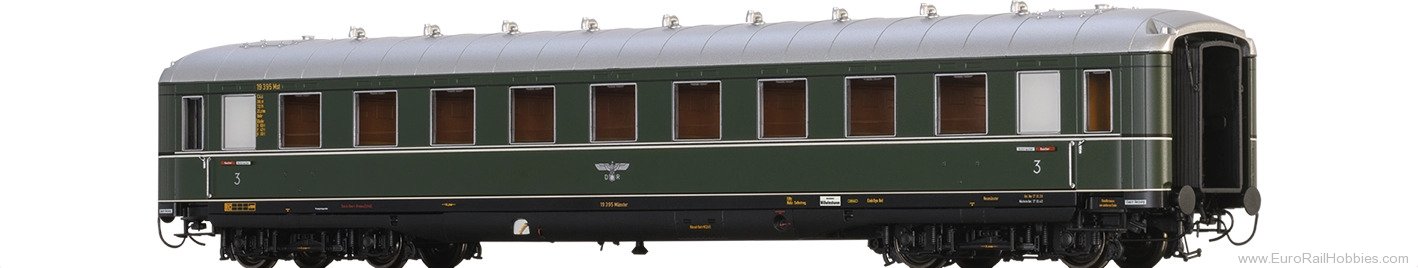 Brawa 58247 BRAWA DRG Passenger Coach C4i (LED)(Marklin A