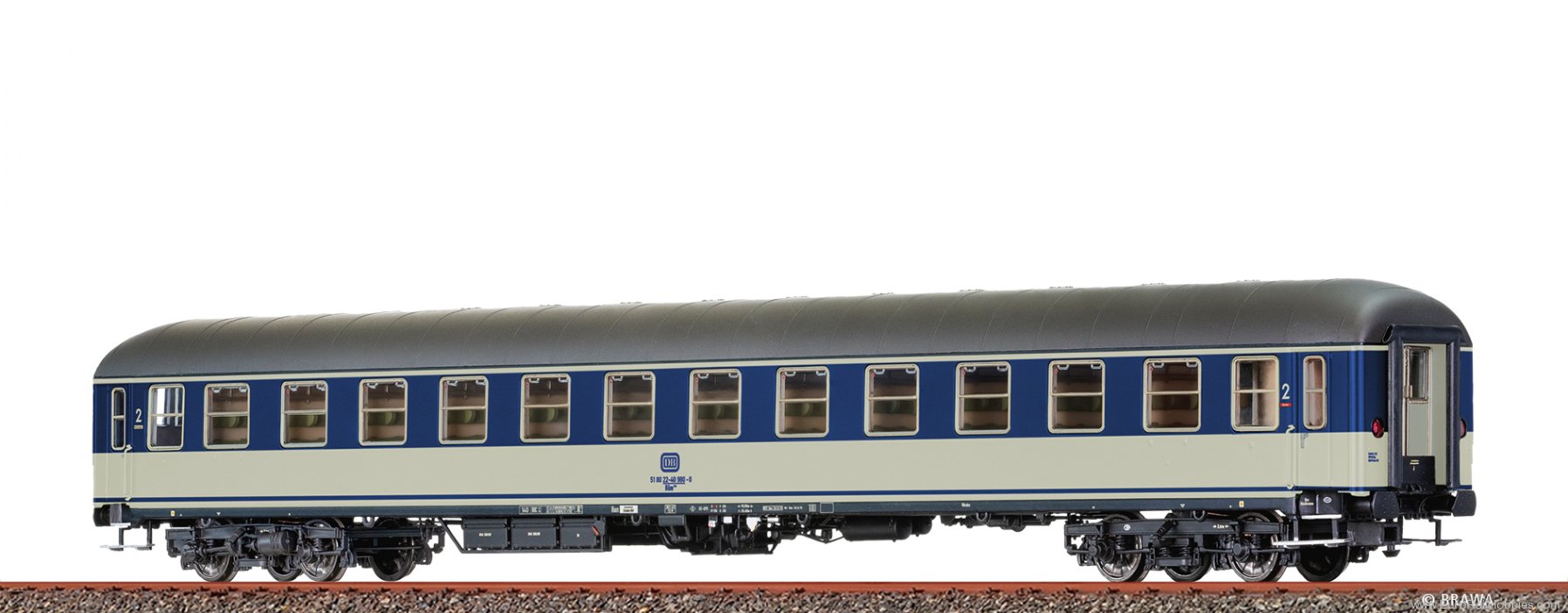 Brawa 58261 BRAWA DB Express Train Coach BÃ¼m233 (LED)