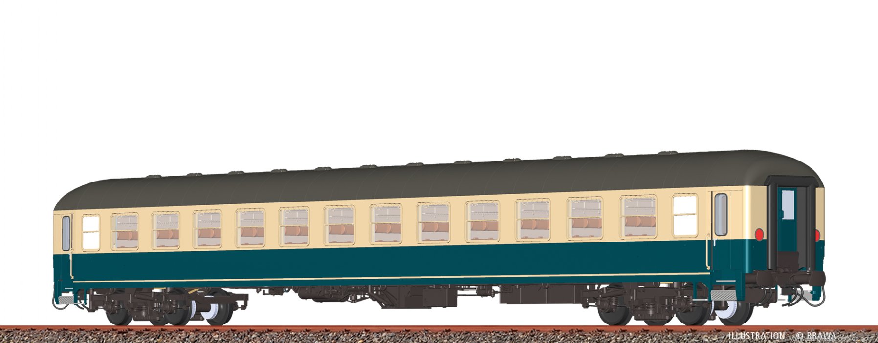 Brawa 58270 BRAWA  DB Express Train Coach Bm235 (LED)
