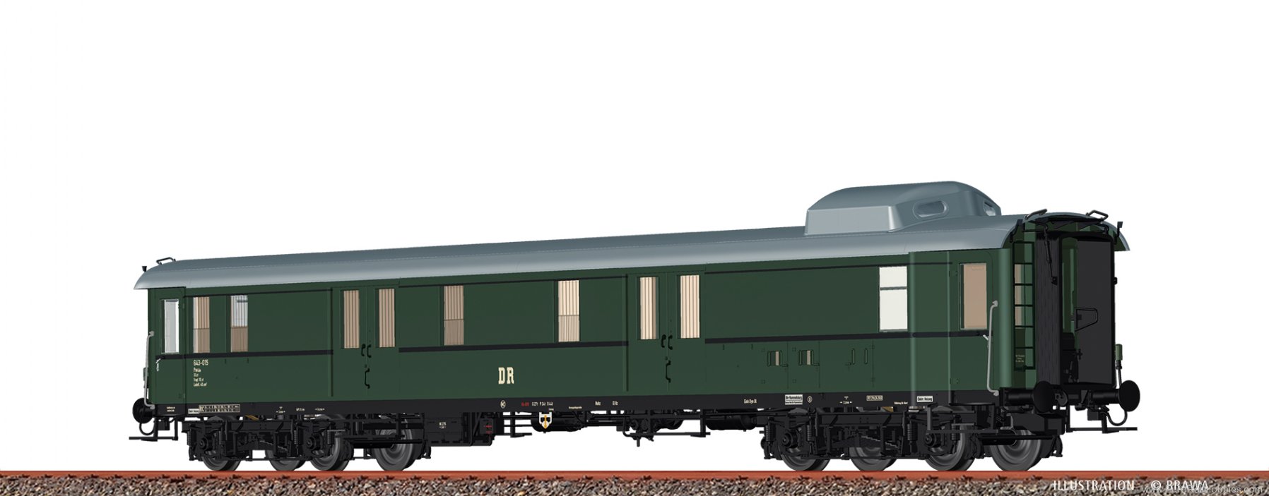 Brawa 58308 BRAWA DR Luggage Car Pw4Ã¼e