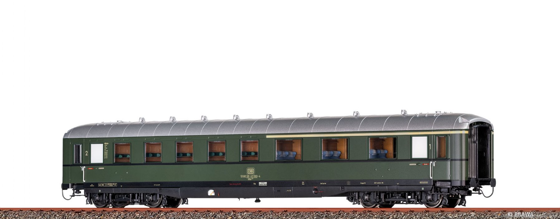 Brawa 58319 BRAWA DB Passenger Coach ABÃ¼e336 (LED)