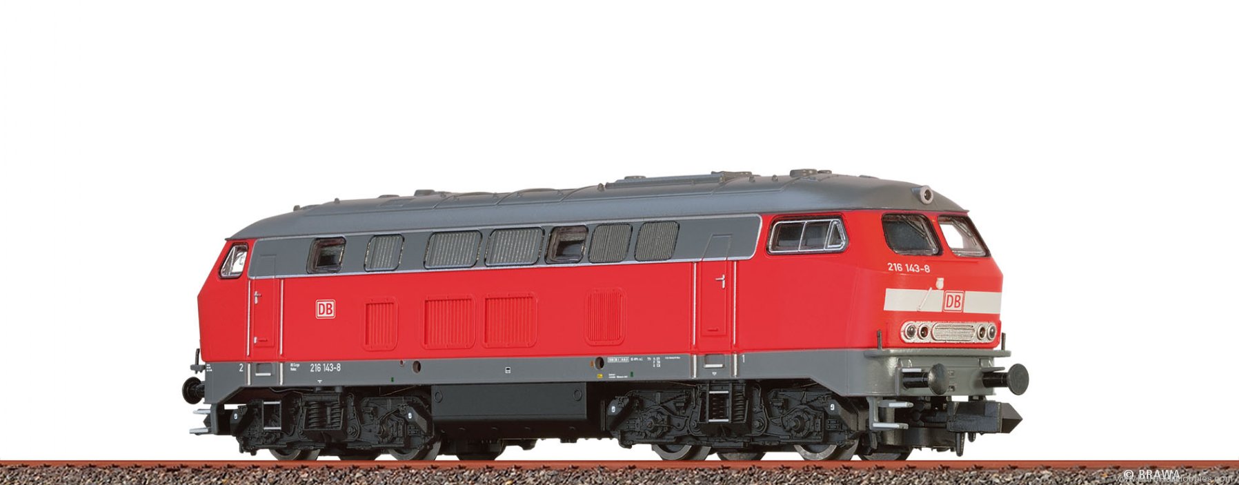 Brawa 61223 BRAWA DB AG Diesel Locomotive BR 216 (DCC w/S