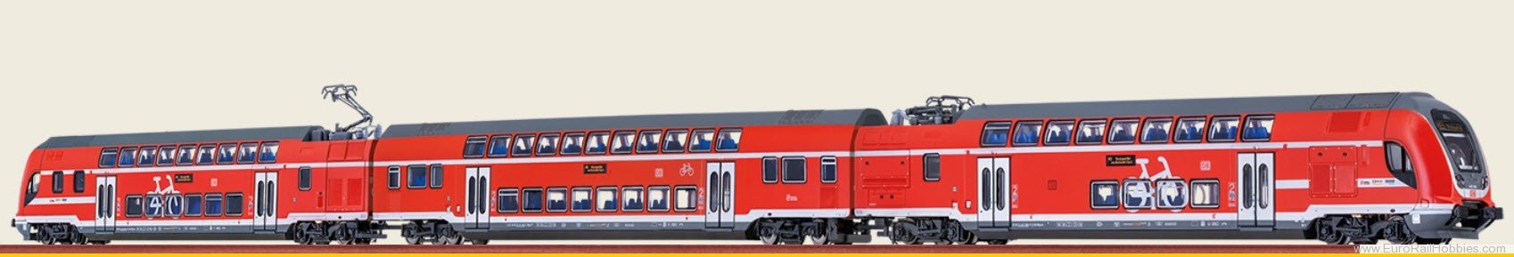 Brawa 64542 Brawa DB AG TWINDEXX VARIOÂ® Double-Deck Trai