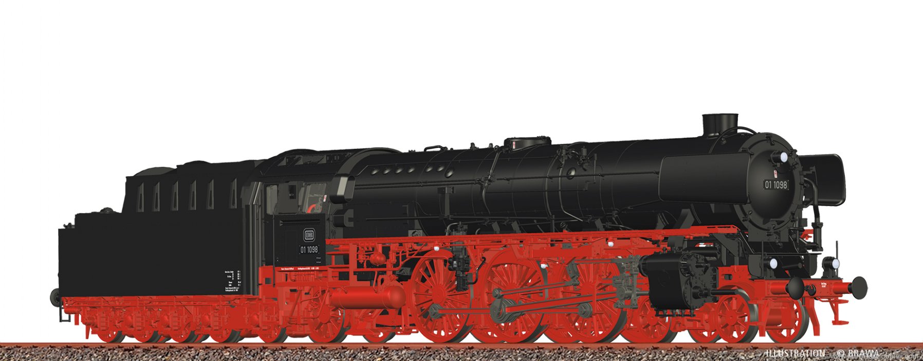 Brawa 70128 BRAWA DB BR 01.10 Express Train Locomotive