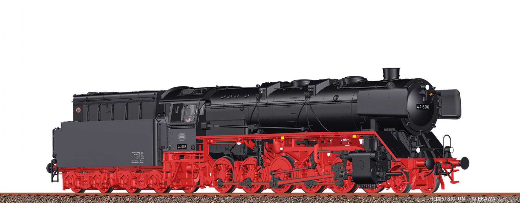 Brawa 70152 BRAWA DB BR 44 Heavy Freight Locomotive