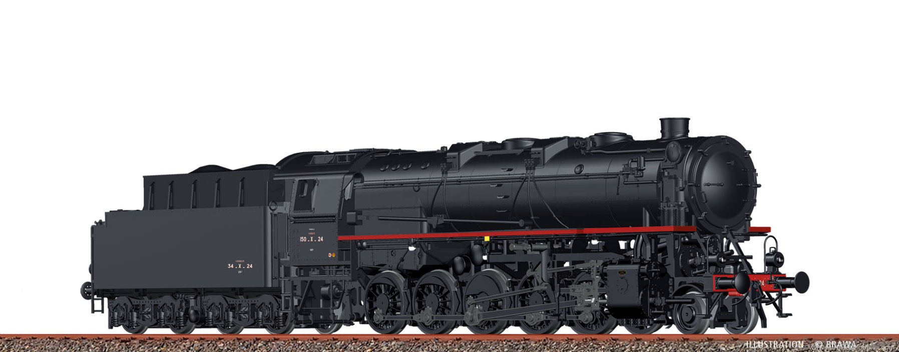 Brawa 70168 BRAWA SNCF BR 150 X Heavy Freight Locomotive