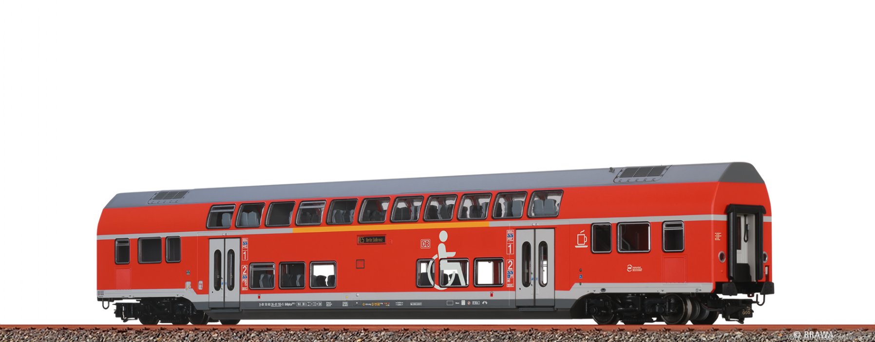 Brawa 70189 BRAWA DB AG TWINDEXX VarioÂ® Double-Deck Midd
