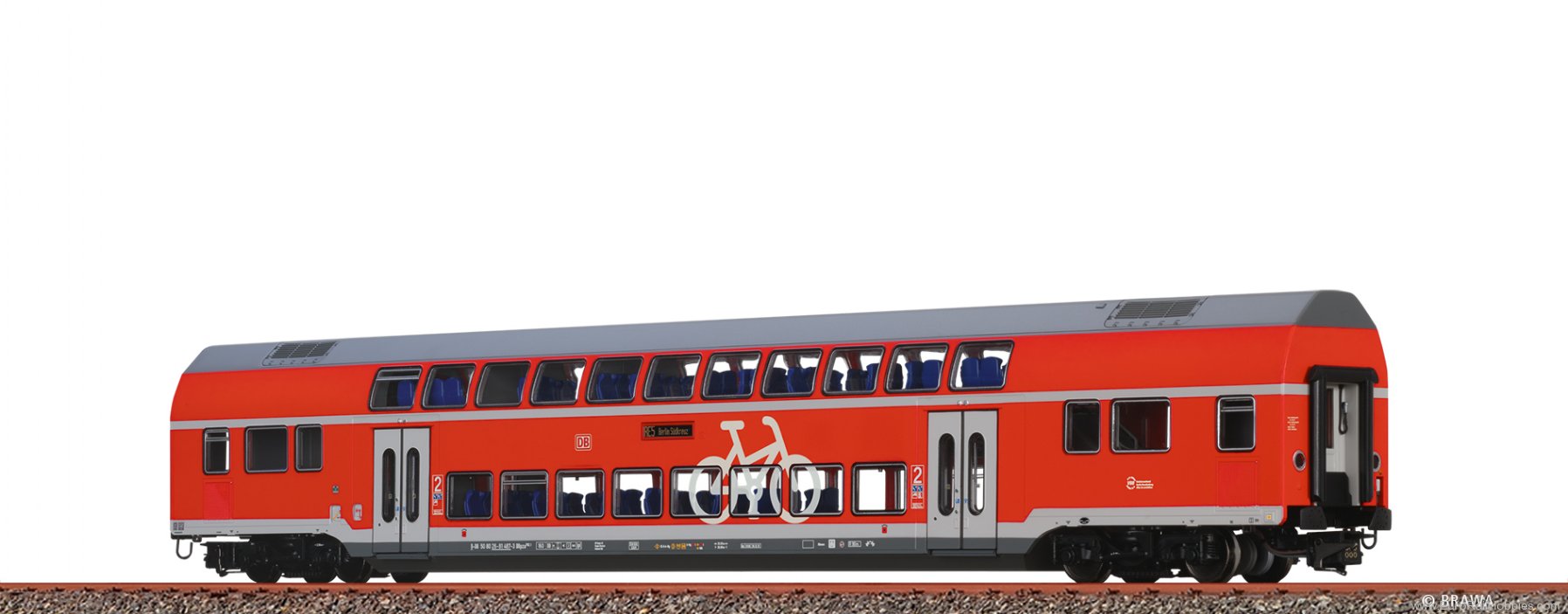 Brawa 70190 BRAWA DB AG TWINDEXX VarioÂ® Double-Deck Midd