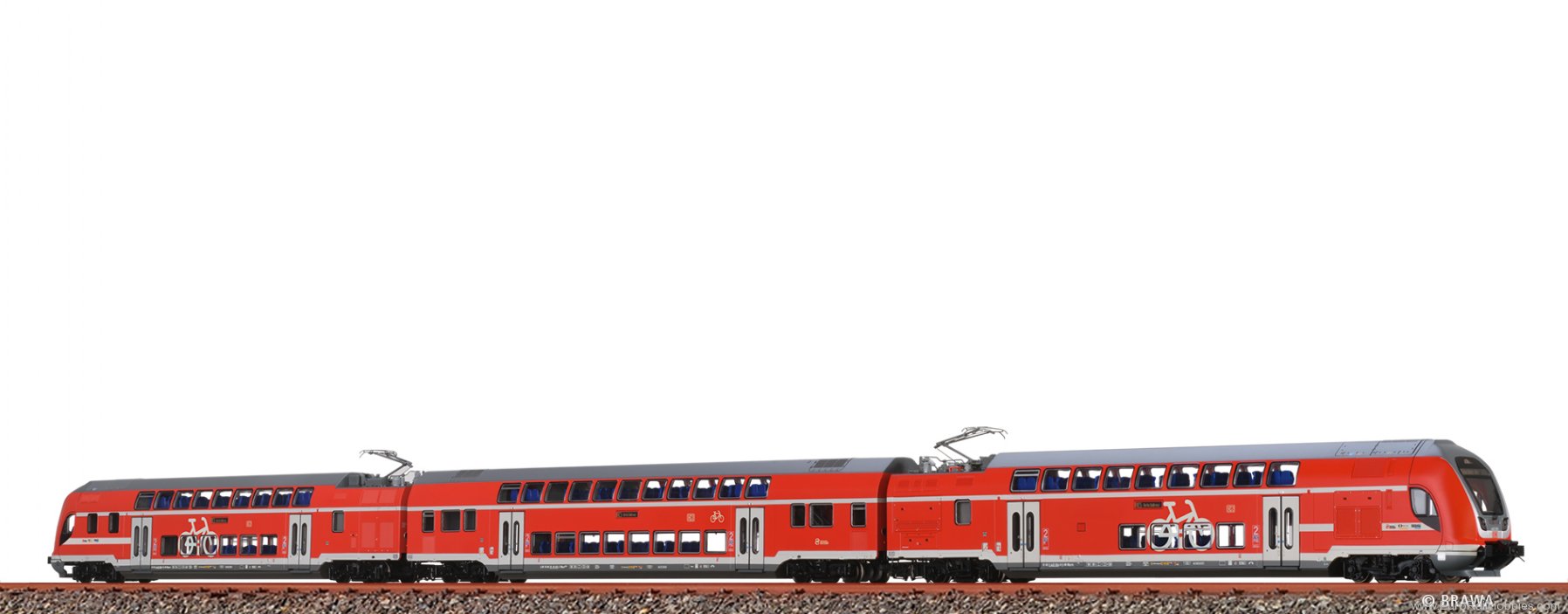 Brawa 70191 BRAWA DB AG TWINDEXX VarioÂ® Double-Deck Trai