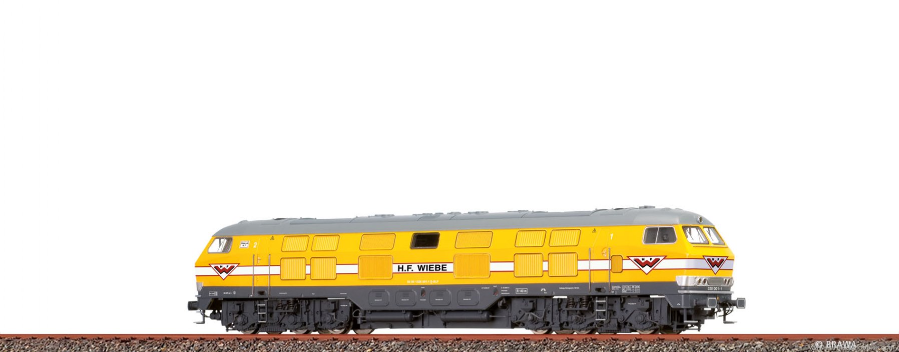 Brawa 70210 BRAWA BR V320 H.F. Wiebe, Museum Diesel Locom