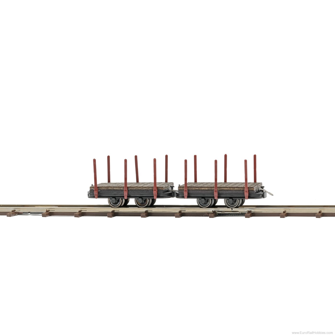 Busch 12225 Busch Two single stanchion wagons