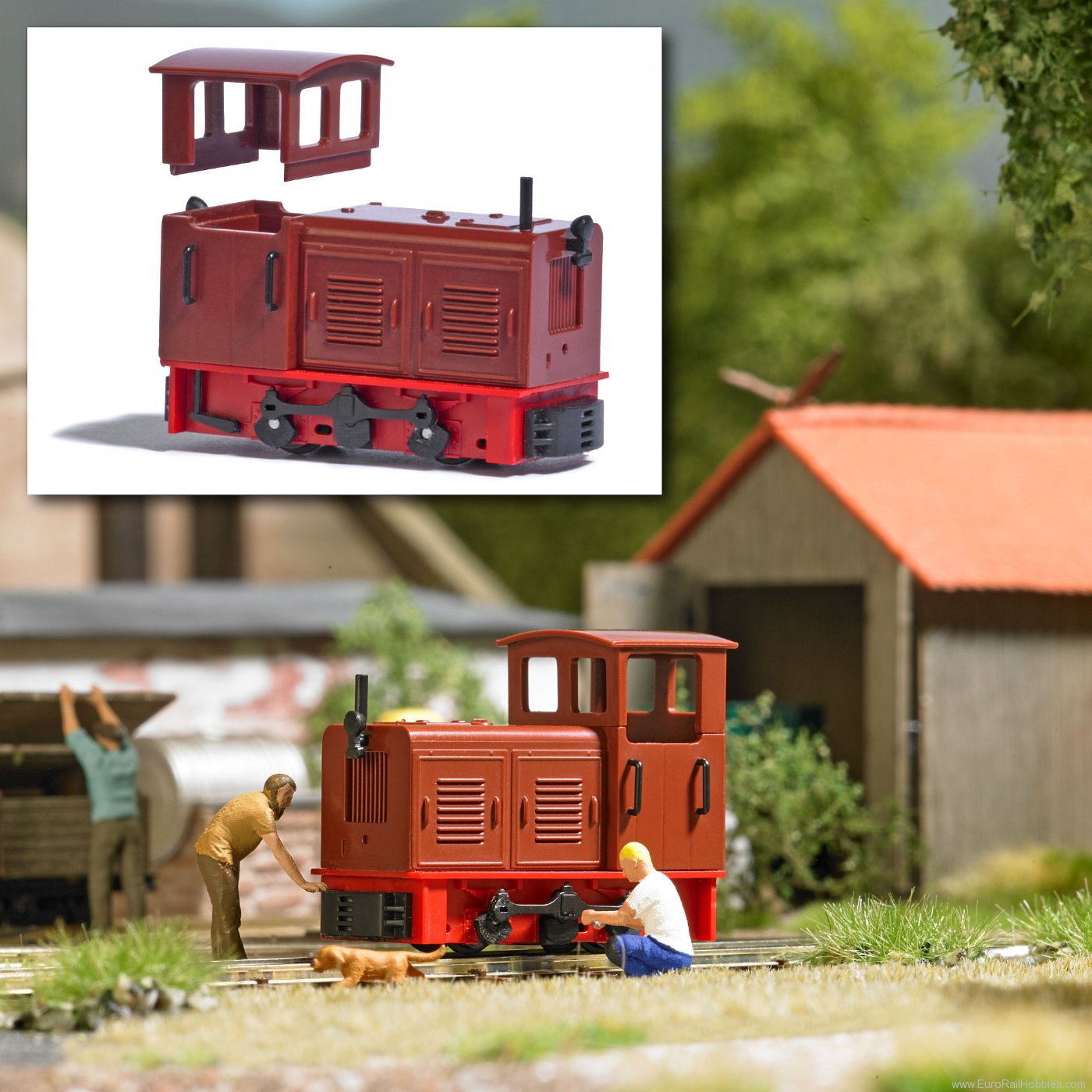 Busch 12401 Unpowered diesel locomotive type LKM Ns 2f