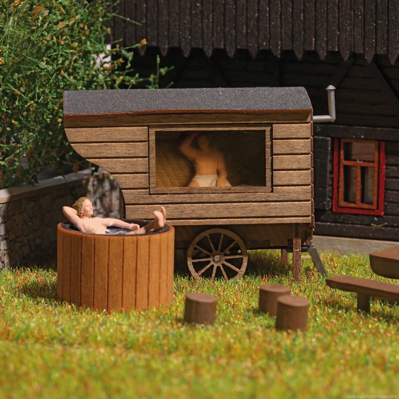 Busch 1870 Busch Shepherd wagon sauna