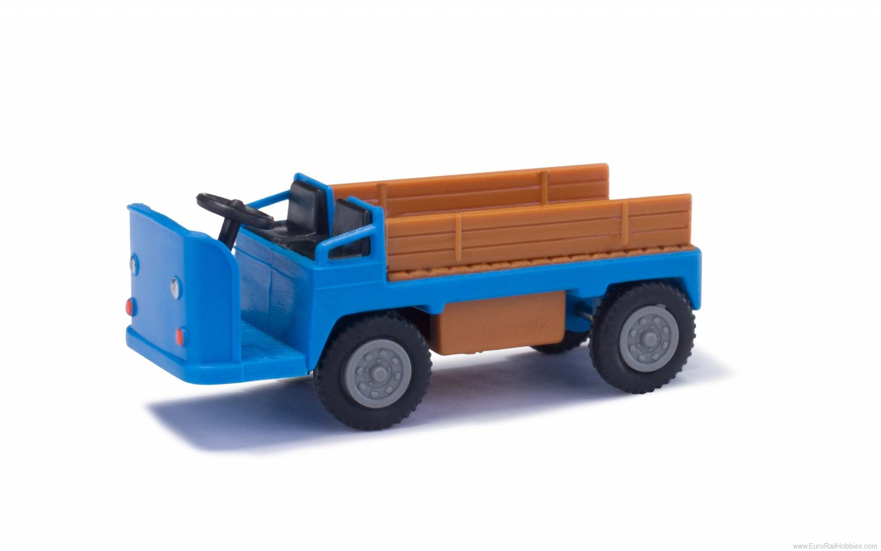 Busch 210010023 MH: E-Karre Balkancar mit BordwÃ¤nden, Blau