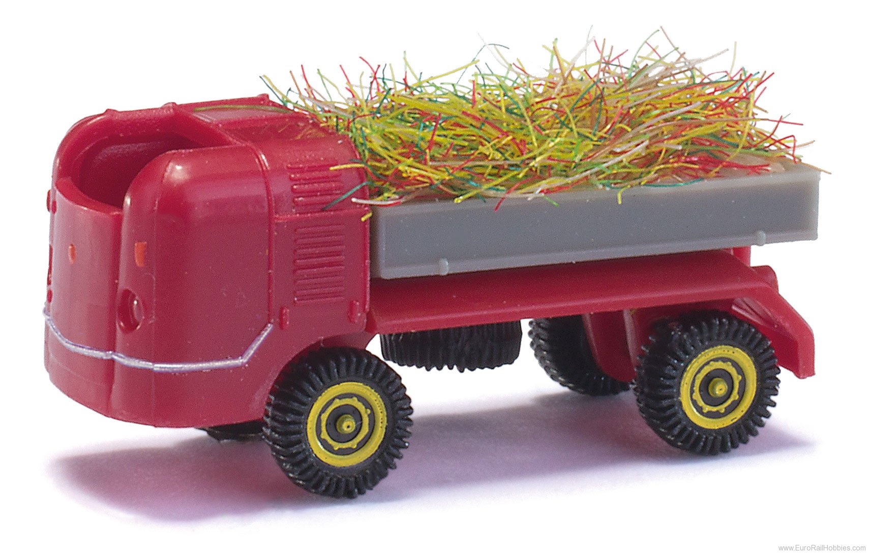 Busch 211013204 MH: Multicar M21 mit Heuladung, Rot