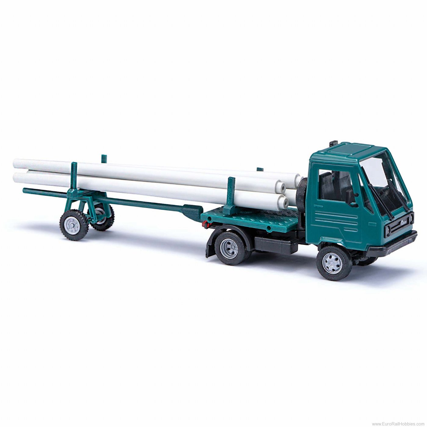 Busch 42236 Multicar M26 mit NachlÃ¤ufer + Betonmasten