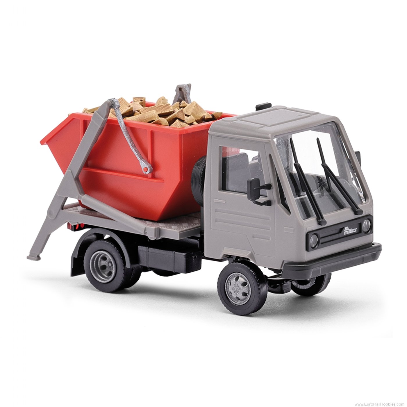 Busch 42237 Busch Multicar M26 mit Absetzkipper und Holzs