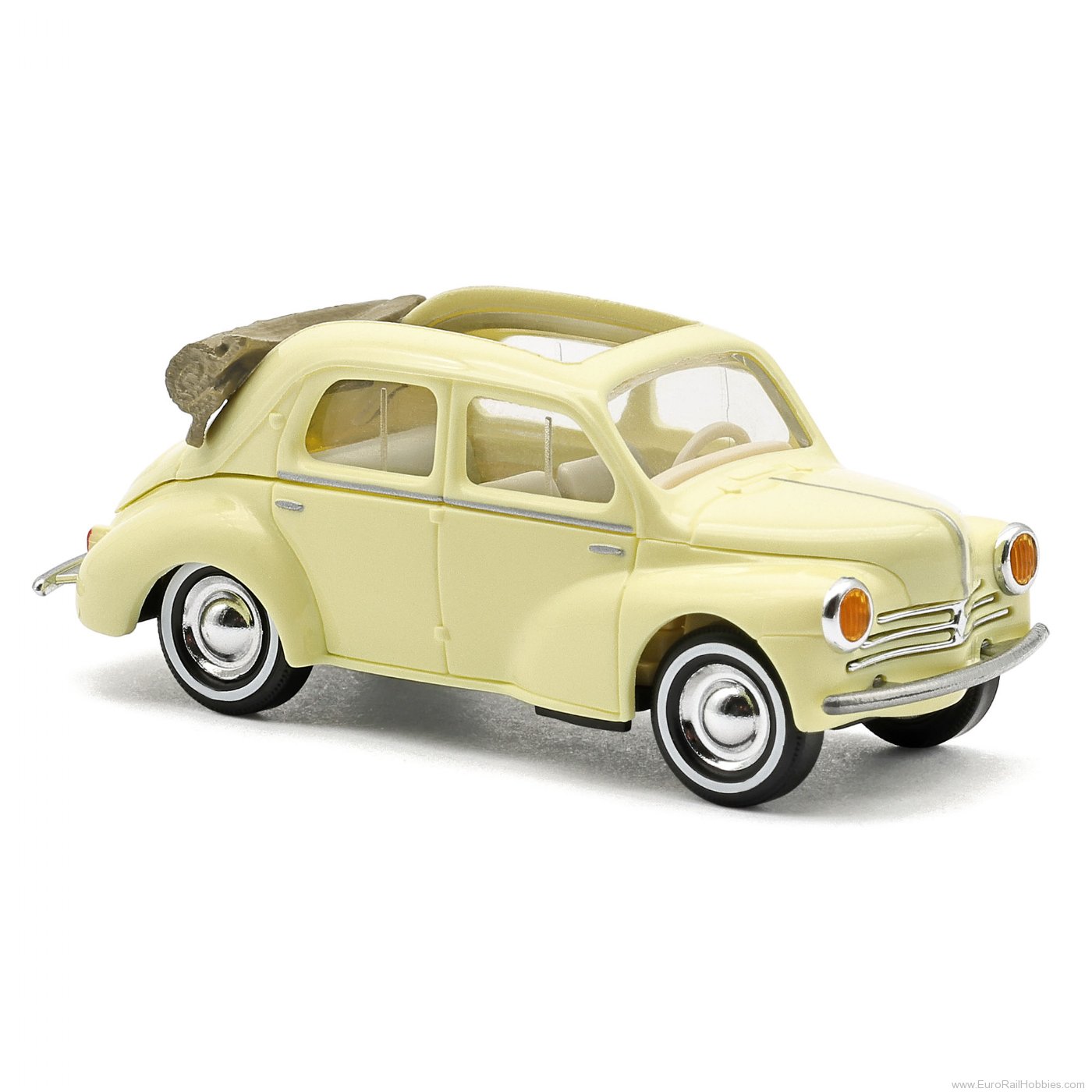 Busch 46576 Busch Renault 4 CV Cabriolimousine, Gelb