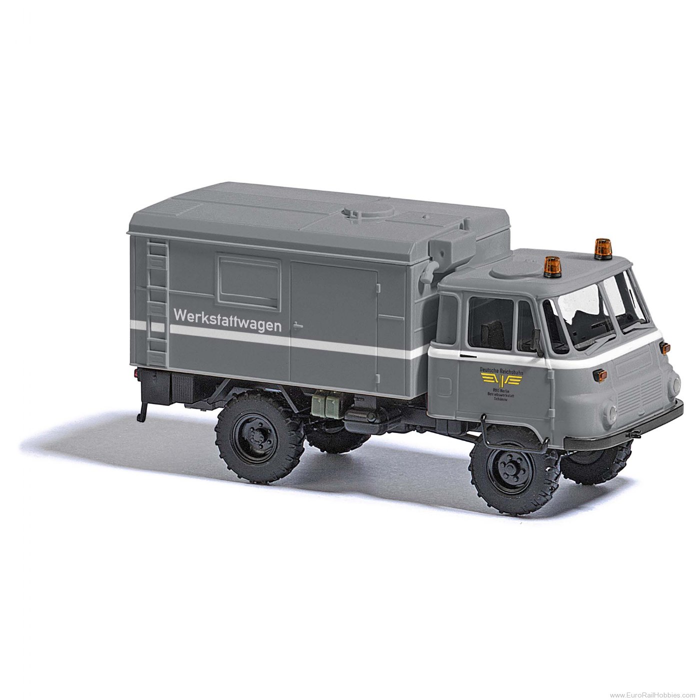 Busch 50257 Busch Robur LO 2002 A Koffer, Werkstattwagen 