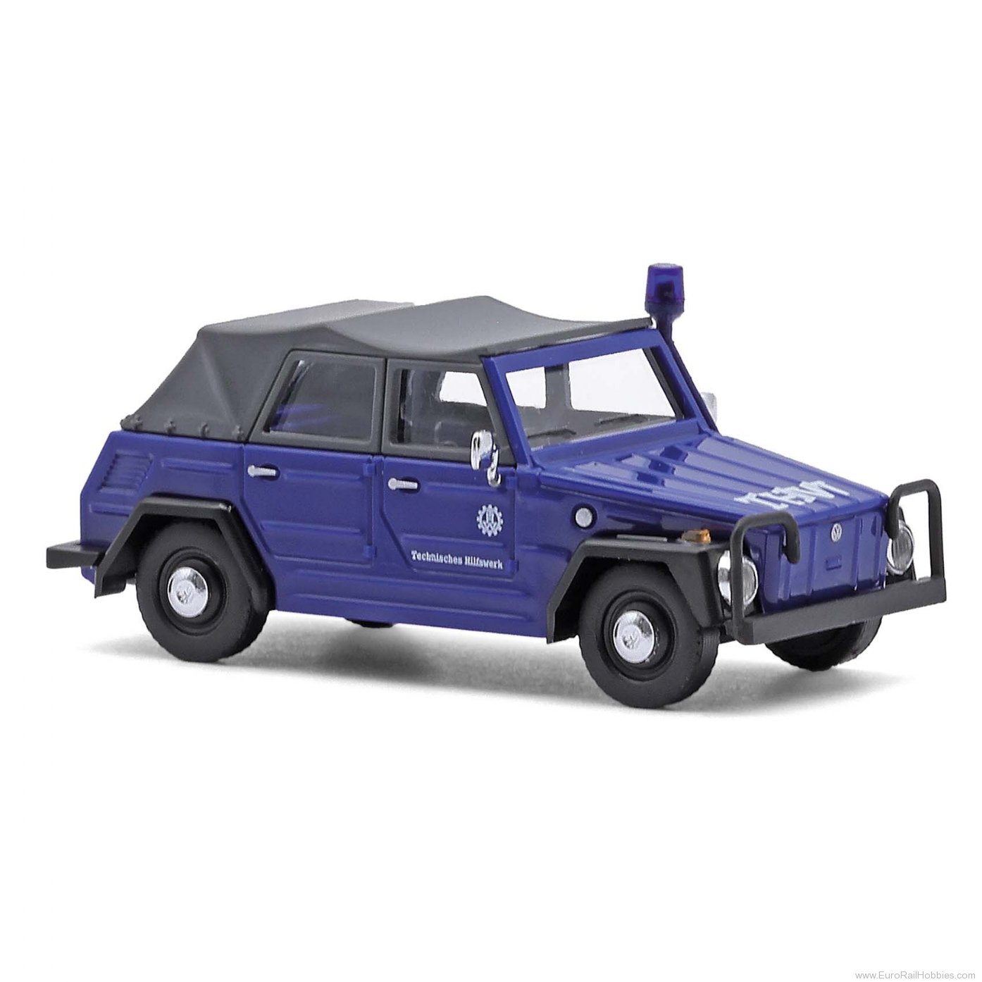 Busch 52732 Busch VW 181 Kurierwagen, THW, Blau