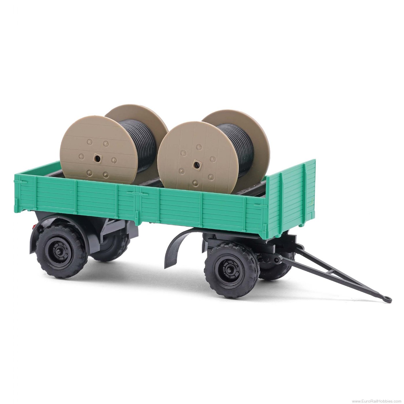 Busch 53329 Busch IFA HL 80 Anhänger, mit Kabeltrommeln