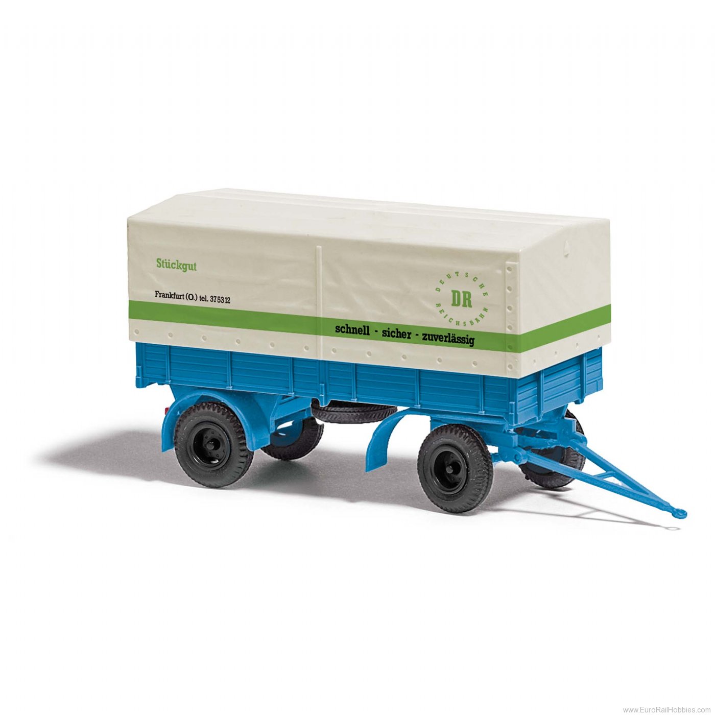 Busch 53357 IFA HL 80 AnhÃ¤nger, DR StÃ¼ckgut