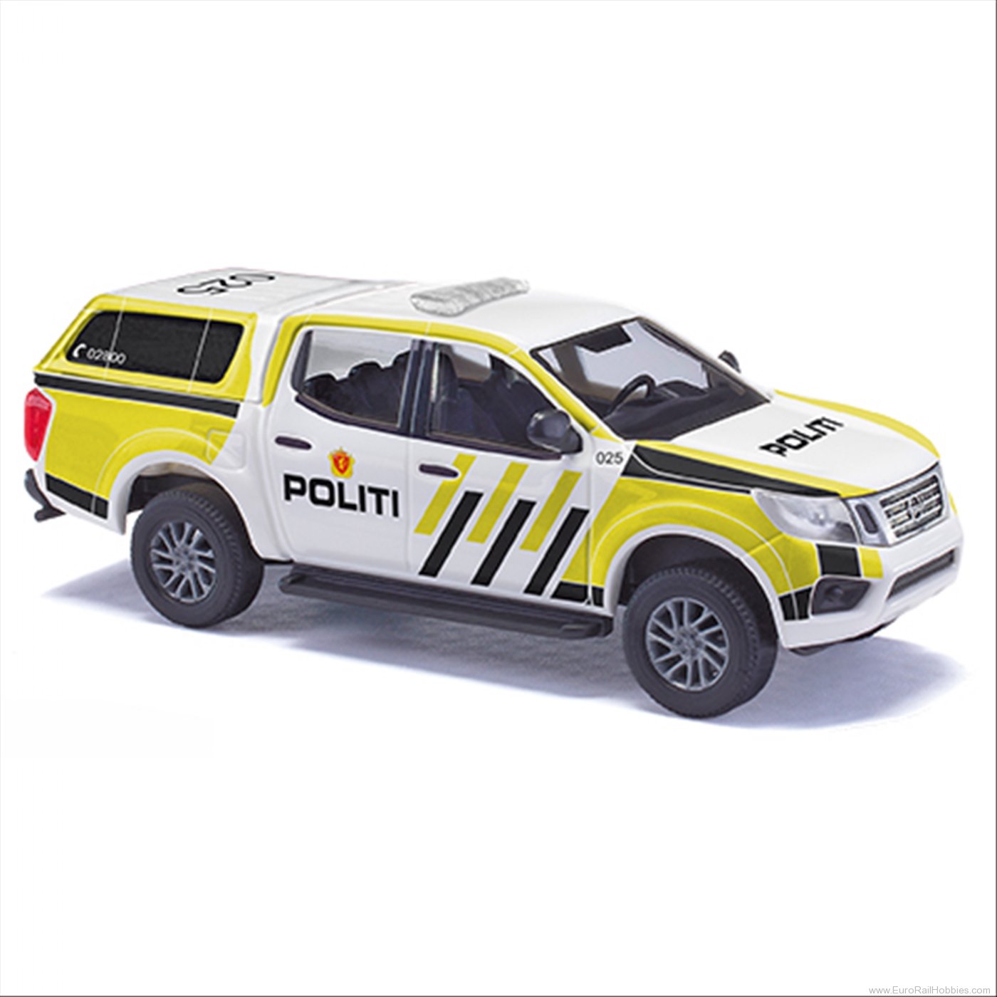 Busch 53730 Busch Nissan Navara / Hardtop, Politi, Polize