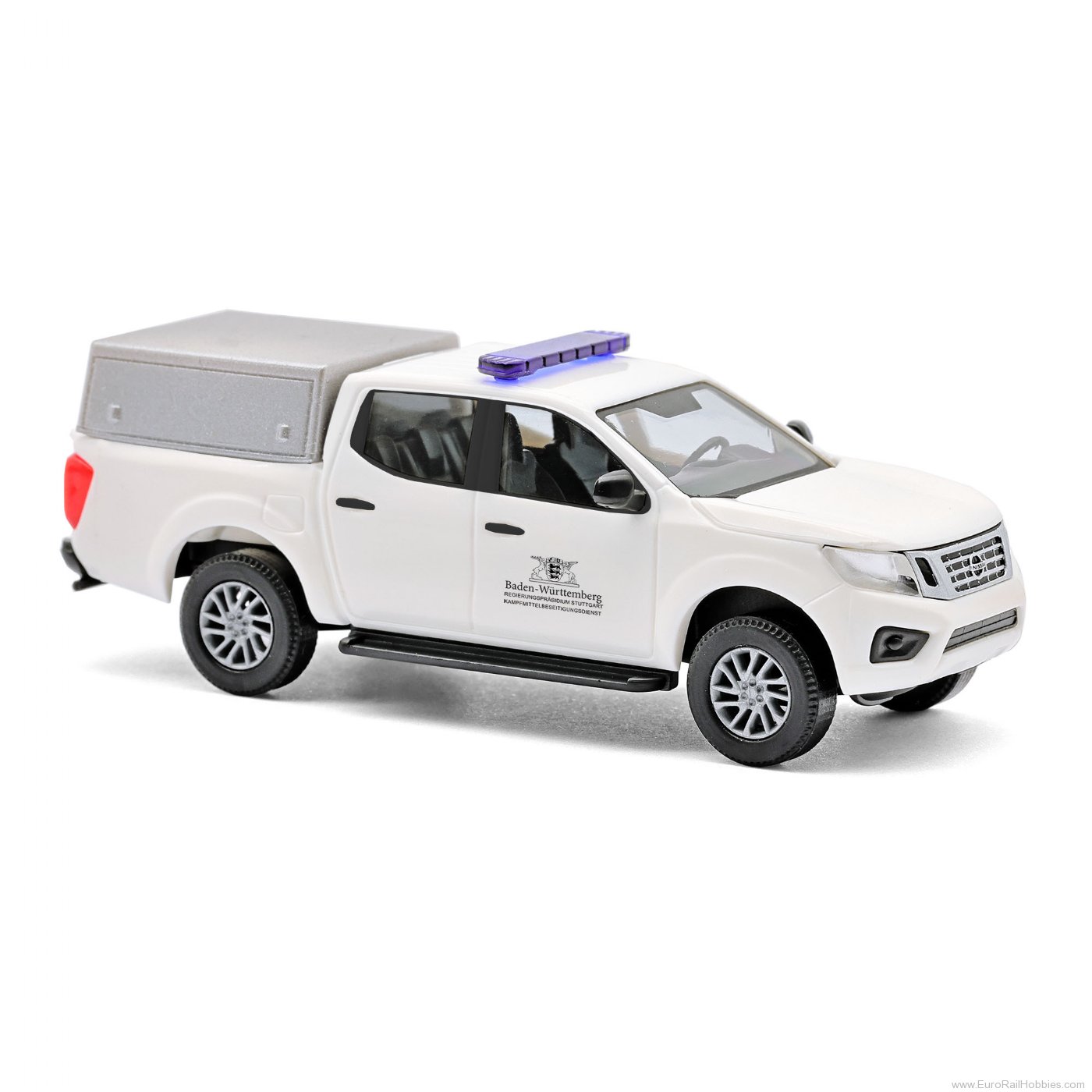 Busch 53737 Busch Nissan Navara D231 mit Hardtop, Kampfmi