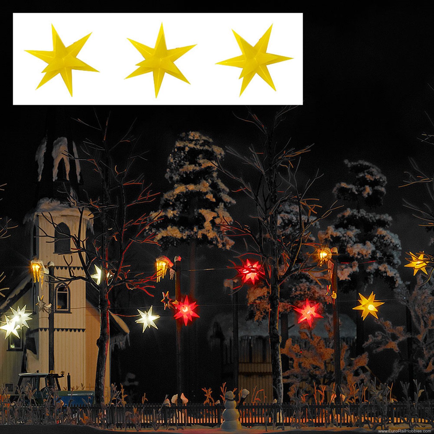 Busch 54156 Busch 3 Illuminated Stars