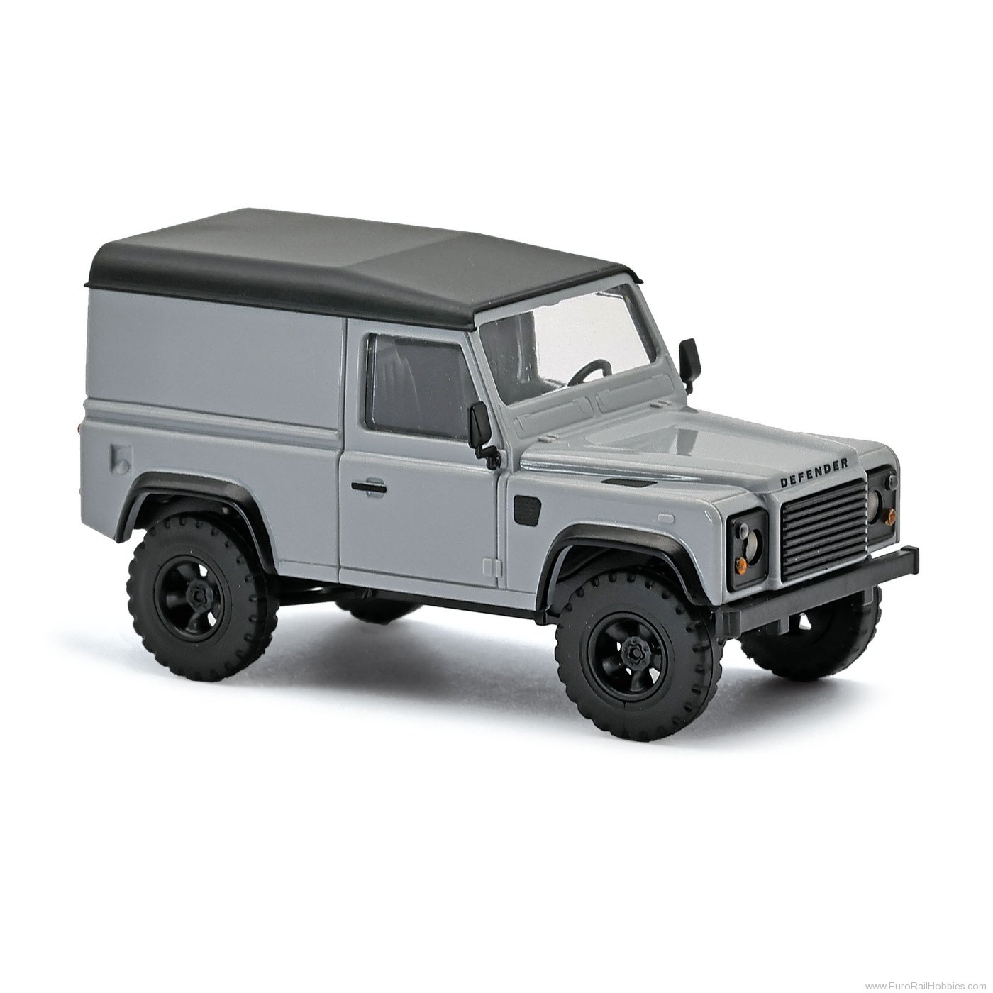 Busch 54356 Busch Land Rover Defender 90 Kastenwagen, Sil