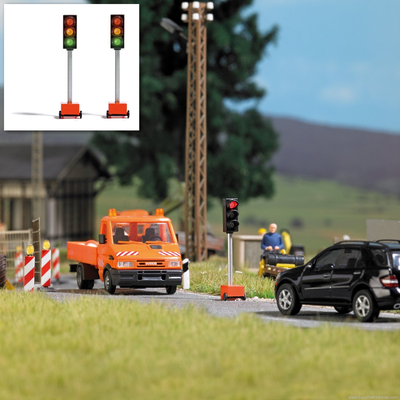 Busch 54514 Busch Temporary Traffic Lights