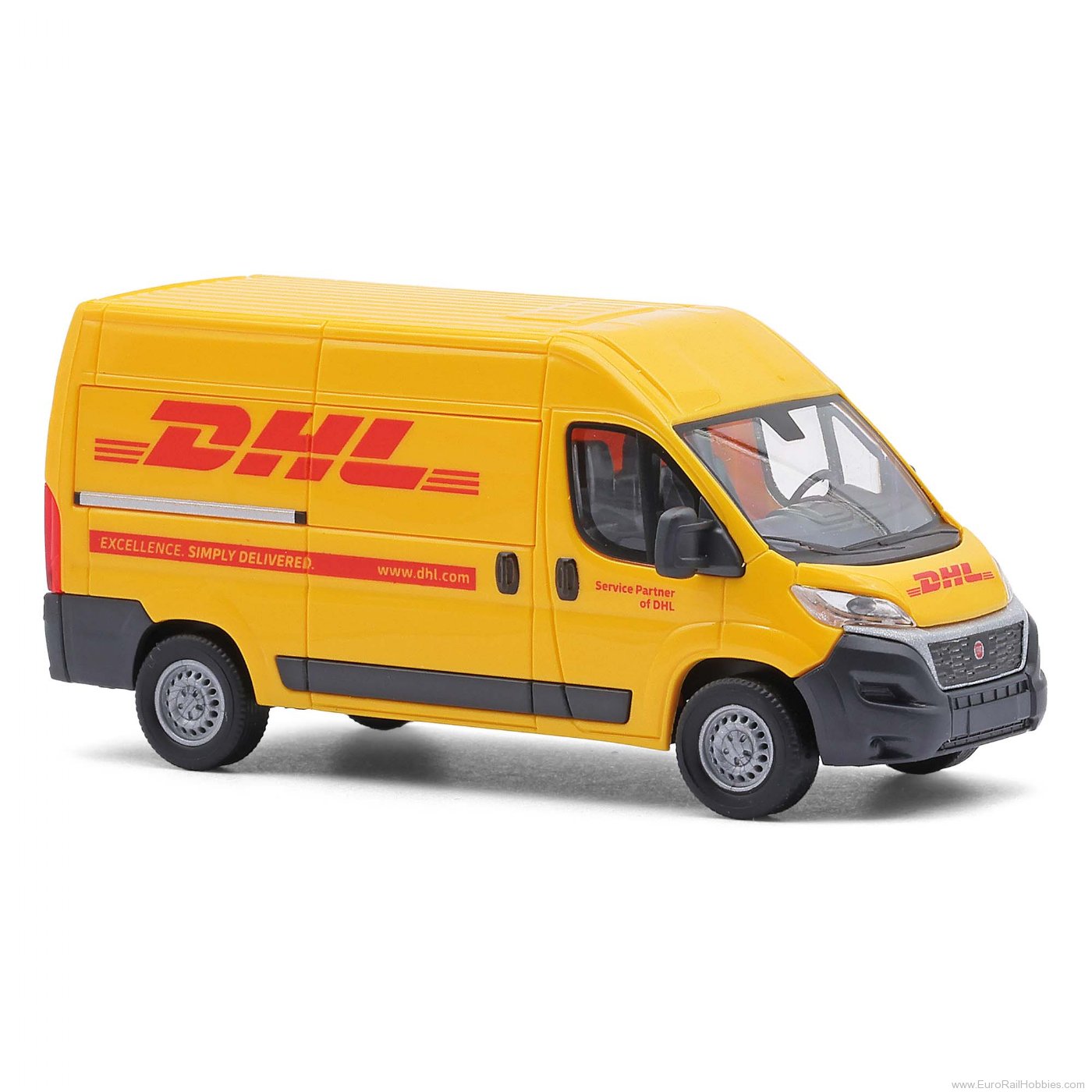 Busch 54611 Busch Fiat Ducato Hochdach-Kastenwagen, DHL