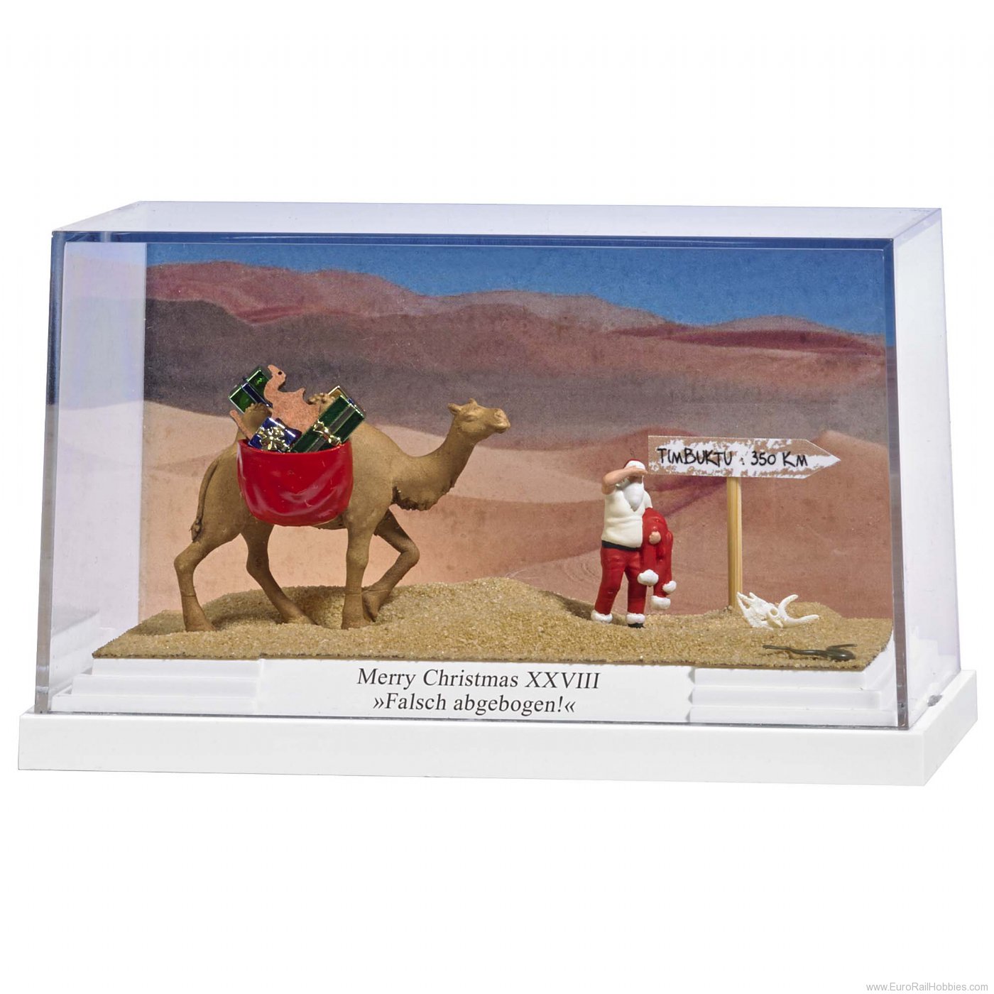 Busch 7630 Christmas mini diorama XXVIIl Â»Wrong turn!