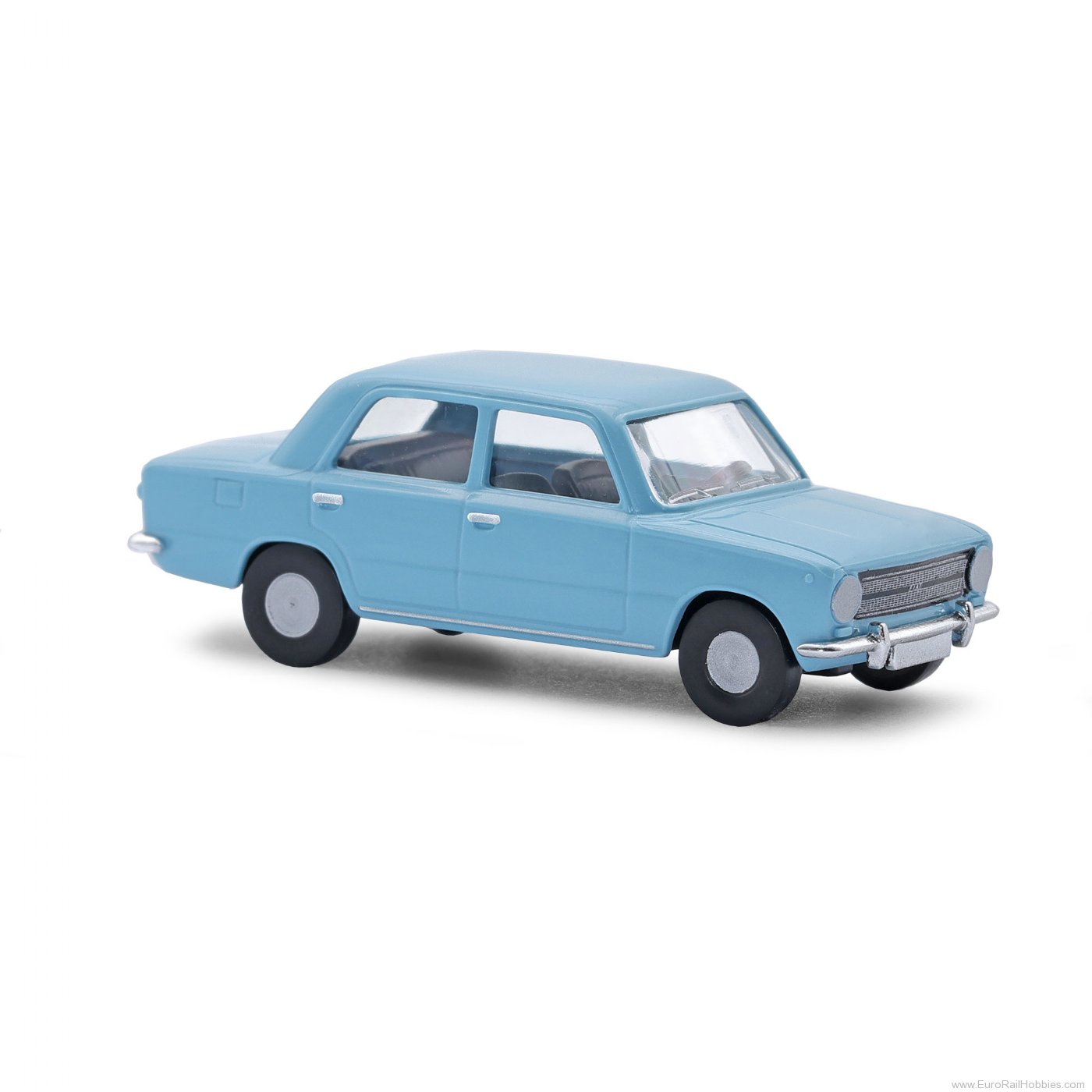 Busch 87027 Busch Fiat 124 Sedan, Light blue
