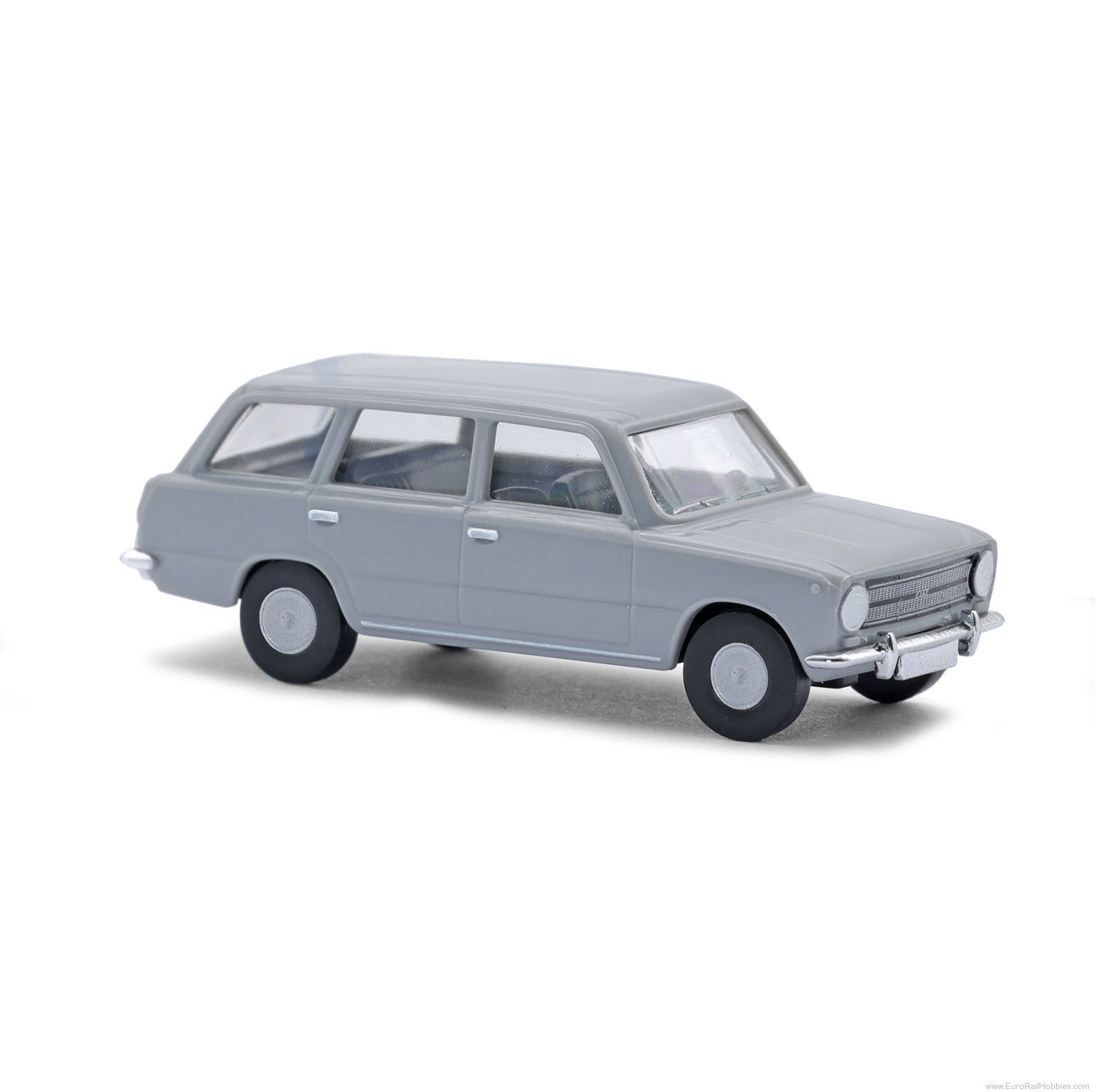 Busch 87076 Busch Fiat 124 Station wagon, Grey