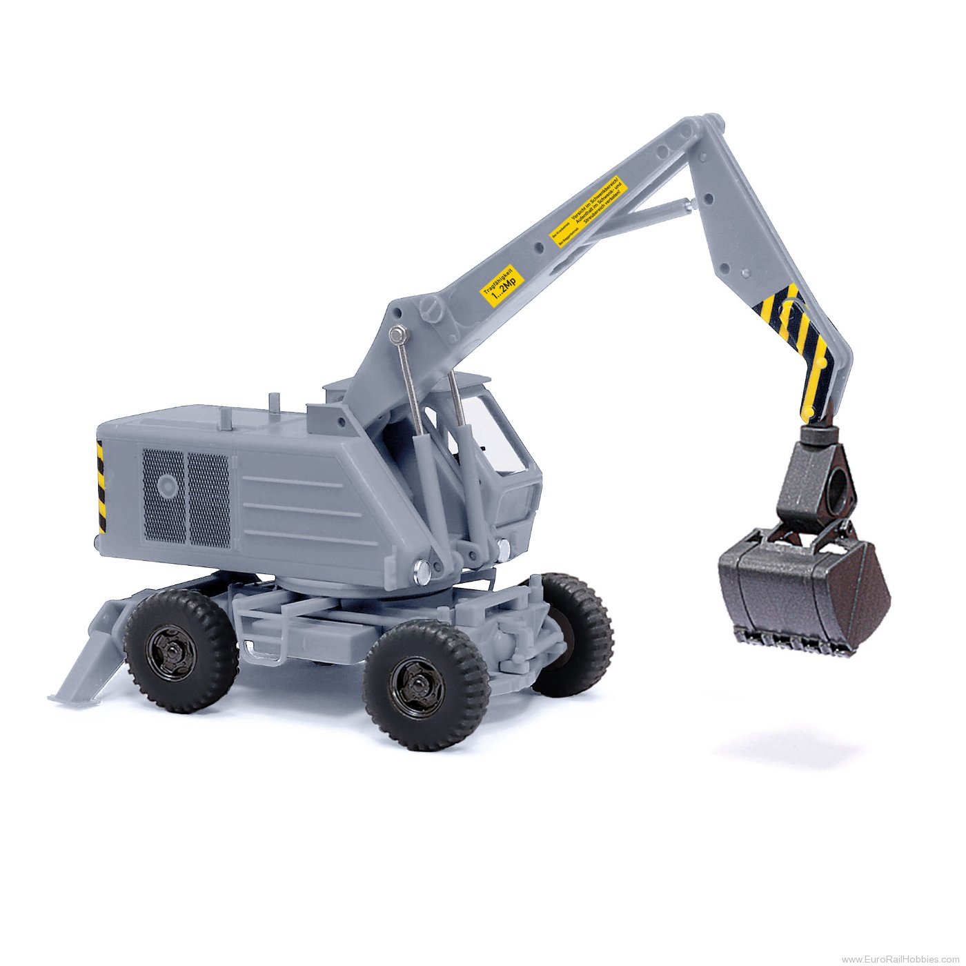 Busch 87404 Busch Weimar Mobile Excavator, grey