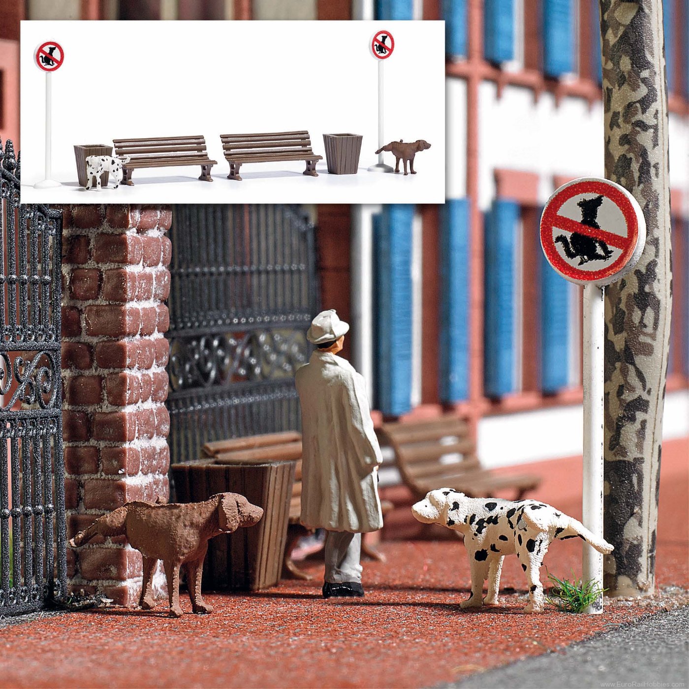 Busch 8954 Busch Peeing dogs