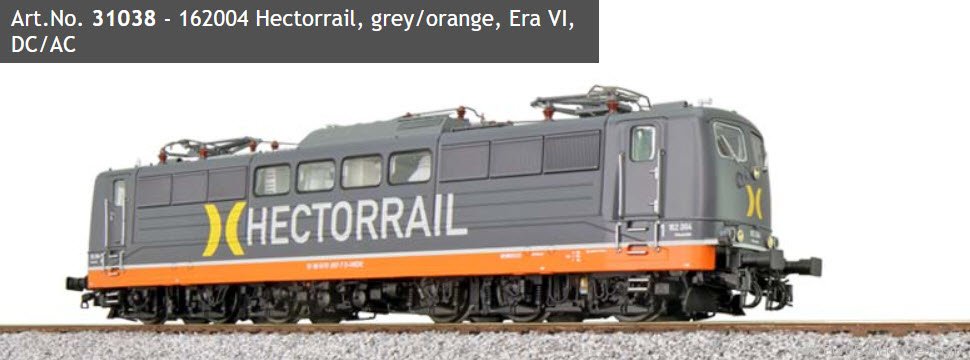 ESU 31038 BR 151, 162 004 'HECTORRAIL' Electric Locomot