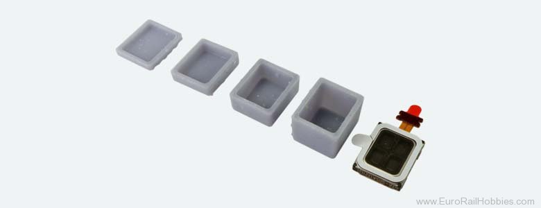 ESU 50352 Speaker 10mm x 12mm x 3.5mm, square, 6 Ohms, 