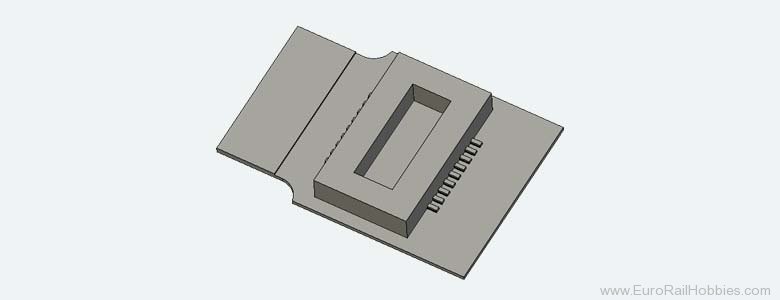 ESU 53956 Adapter board, 18-pin Next-18 socket to RCN-1