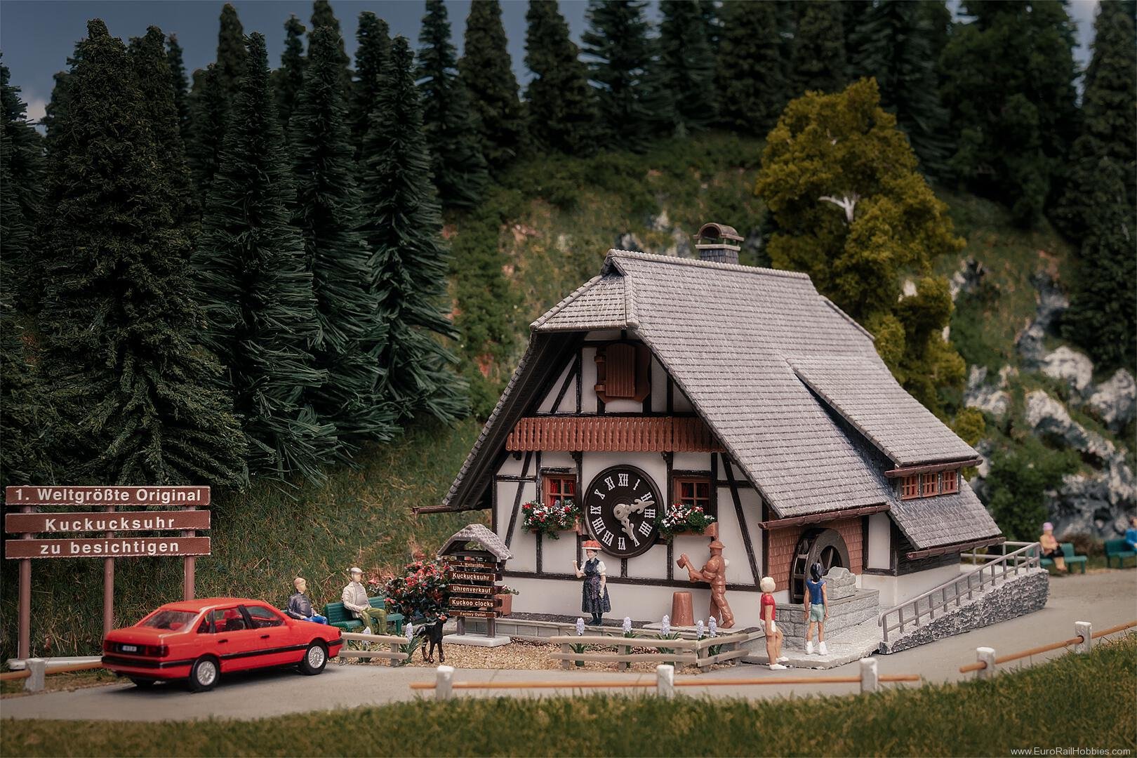 Faller 130011 1st world's largest cuckoo clock with figure 