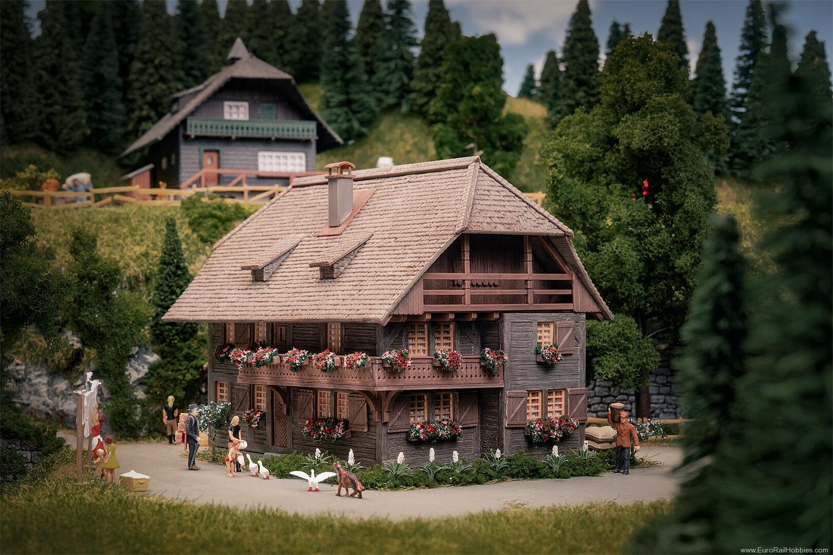 Faller 130012 Clockmaker's house with figure Anniversary mo