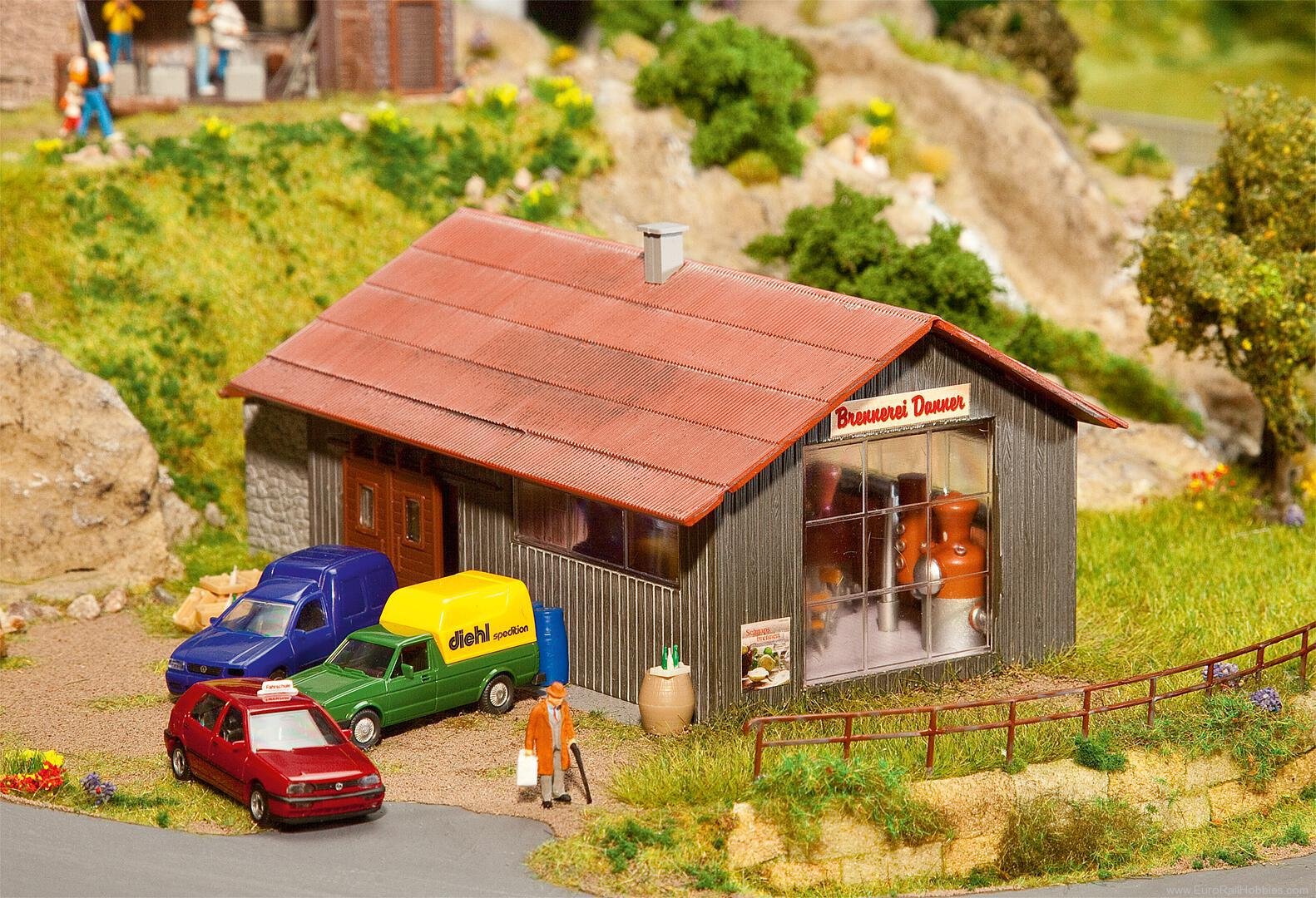 Faller 130194 Distillery with accessories