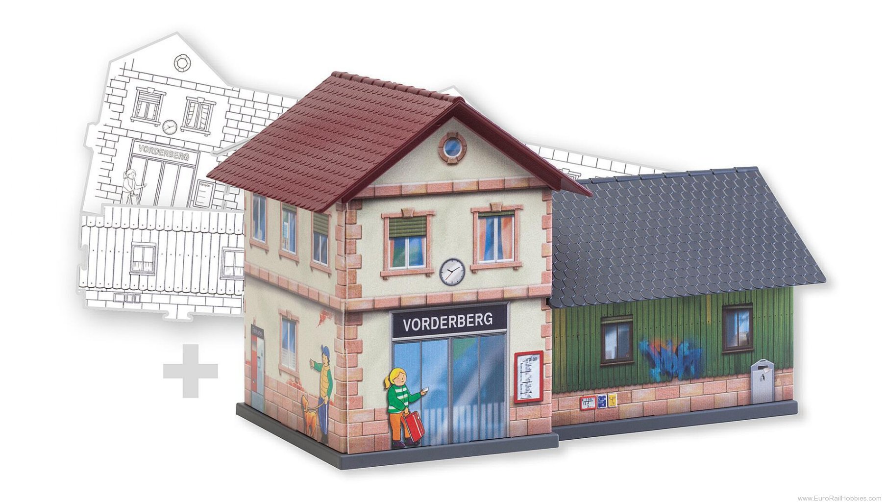 Faller 150110 BASIC Station, incl. 1 paintable model