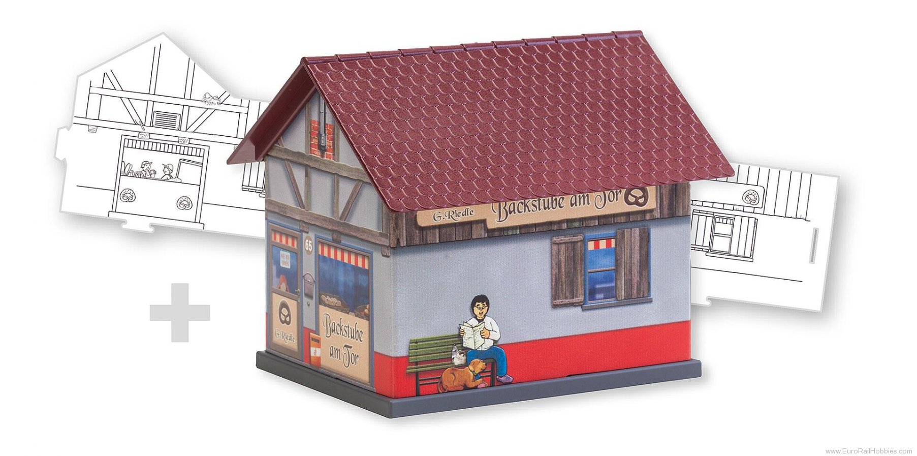 Faller 150170 BASIC Bakery, incl. 1 paintable model